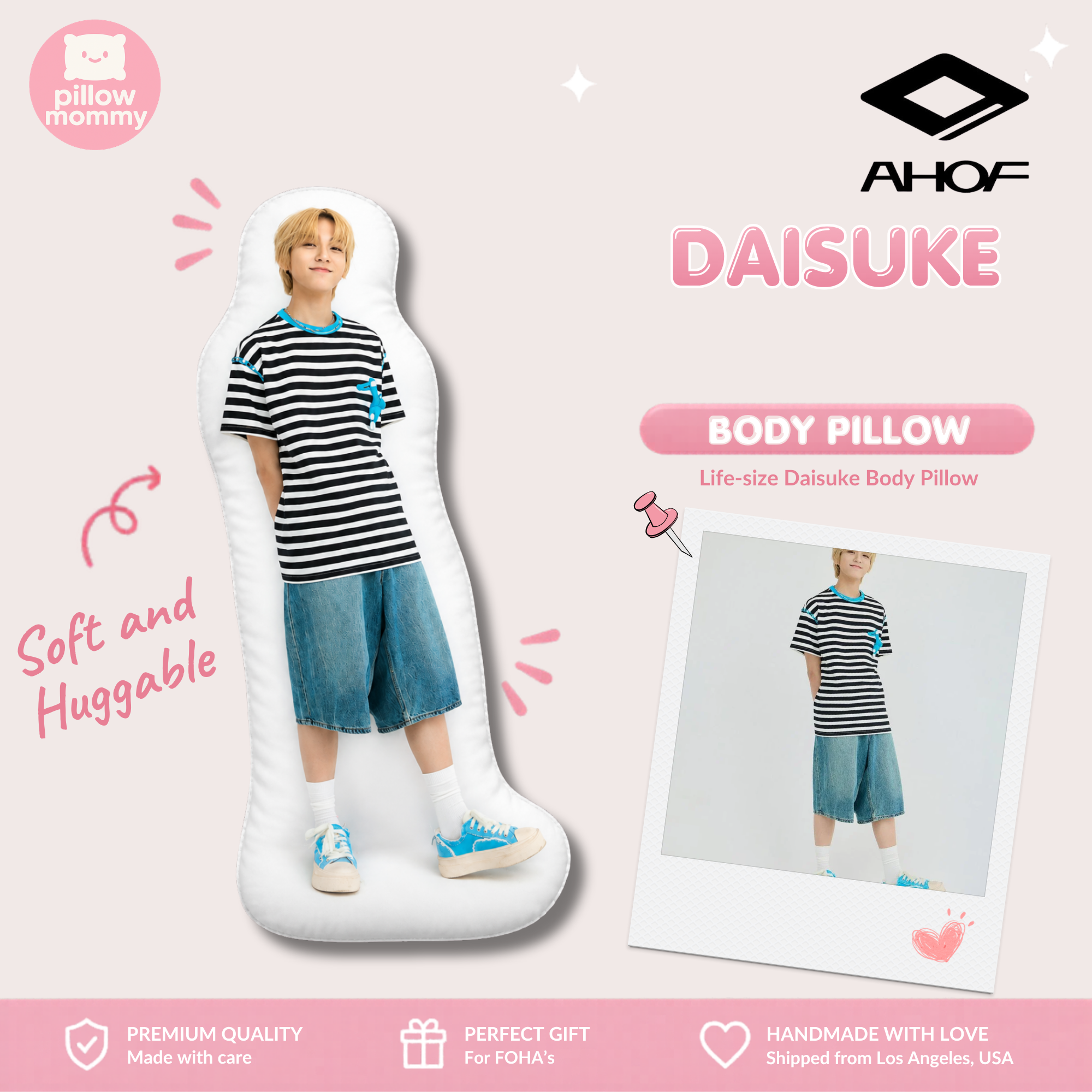 AHOF Daisuke Life-Size Body Pillow