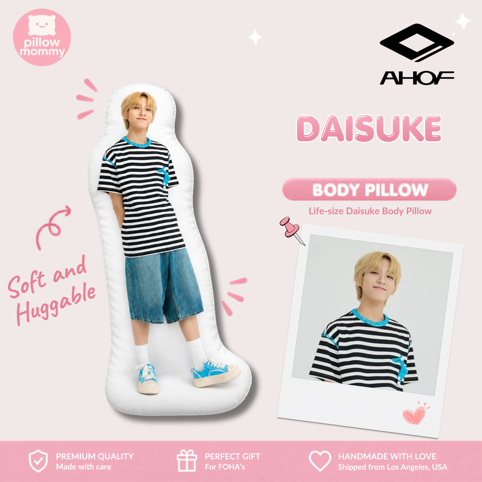 AHOF Daisuke Life-Size Body Pillow
