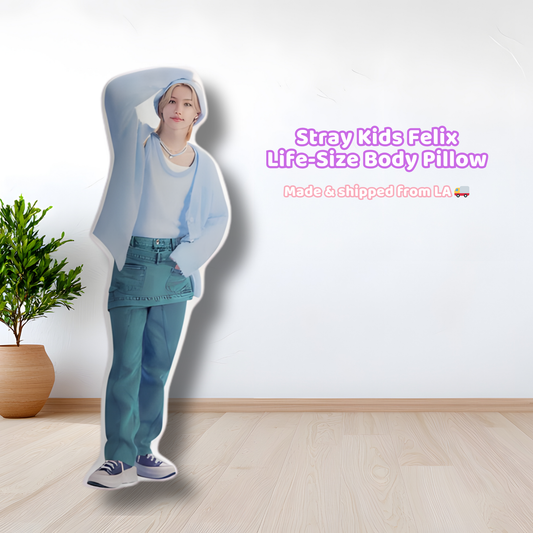 Stray Kids Felix Long Sleeve Life-Size Body Pillow