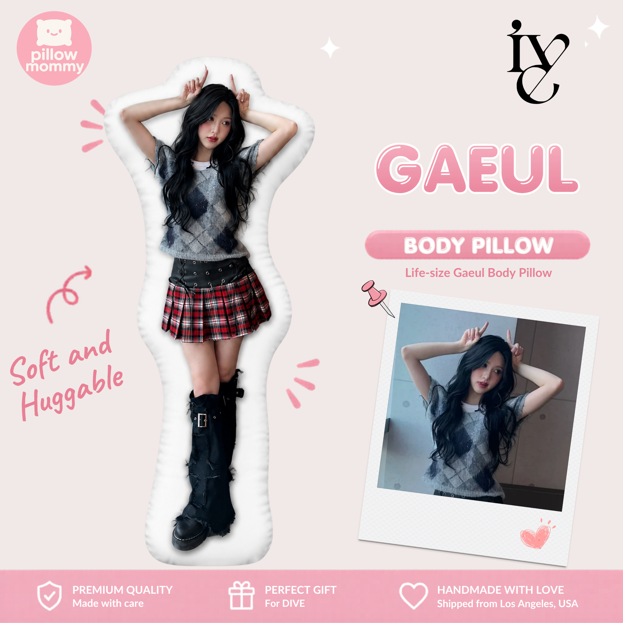 IVE Gaeul  Cutie  Life-Size Body Pillow