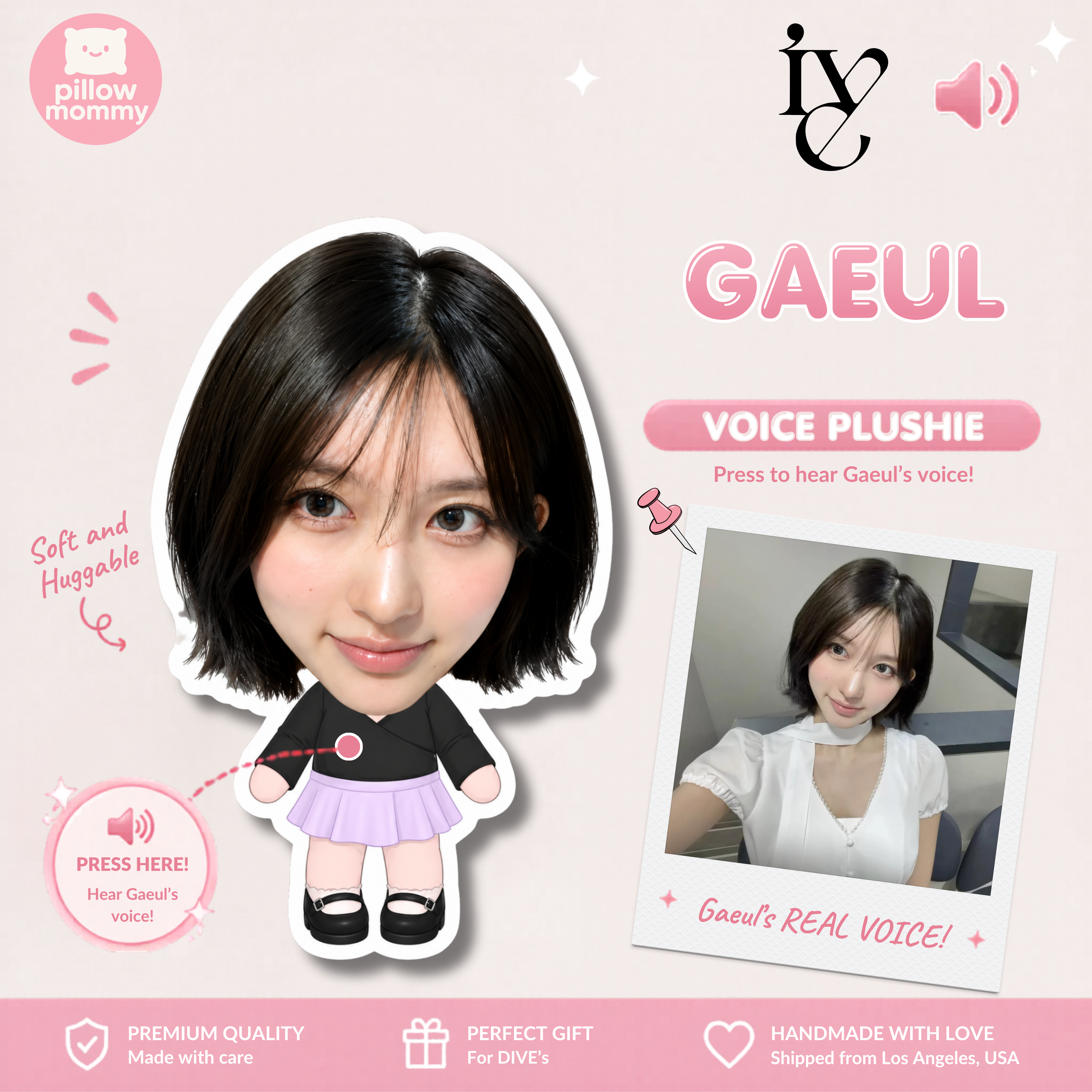 IVE Gaeul Talking Plushie