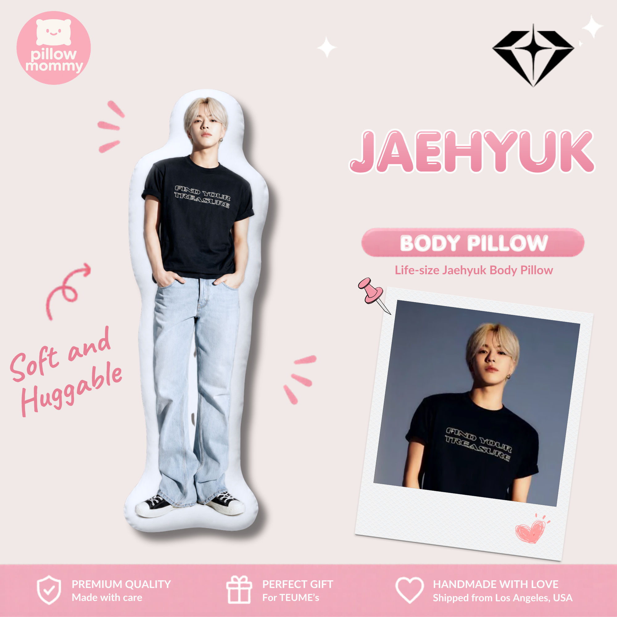 TREASURE Jaehyuk Life-Size Body Pillow