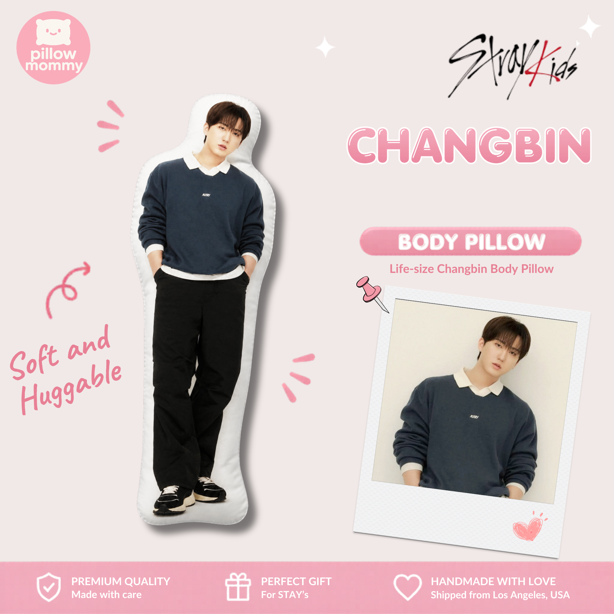 STRAY KIDS Changbin Life-Size Body Pillow