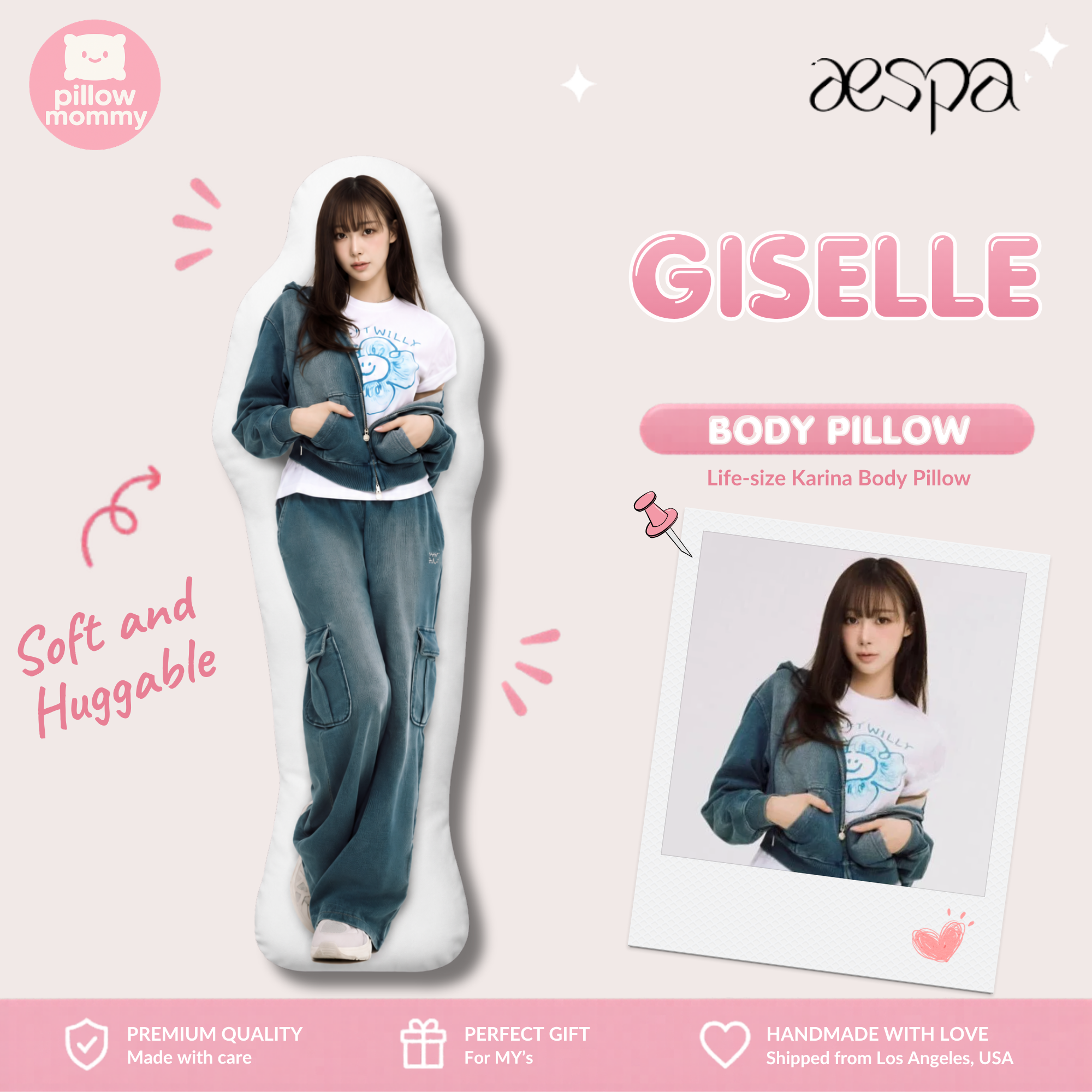 AESPA Giselle Life-Size Body Pillow