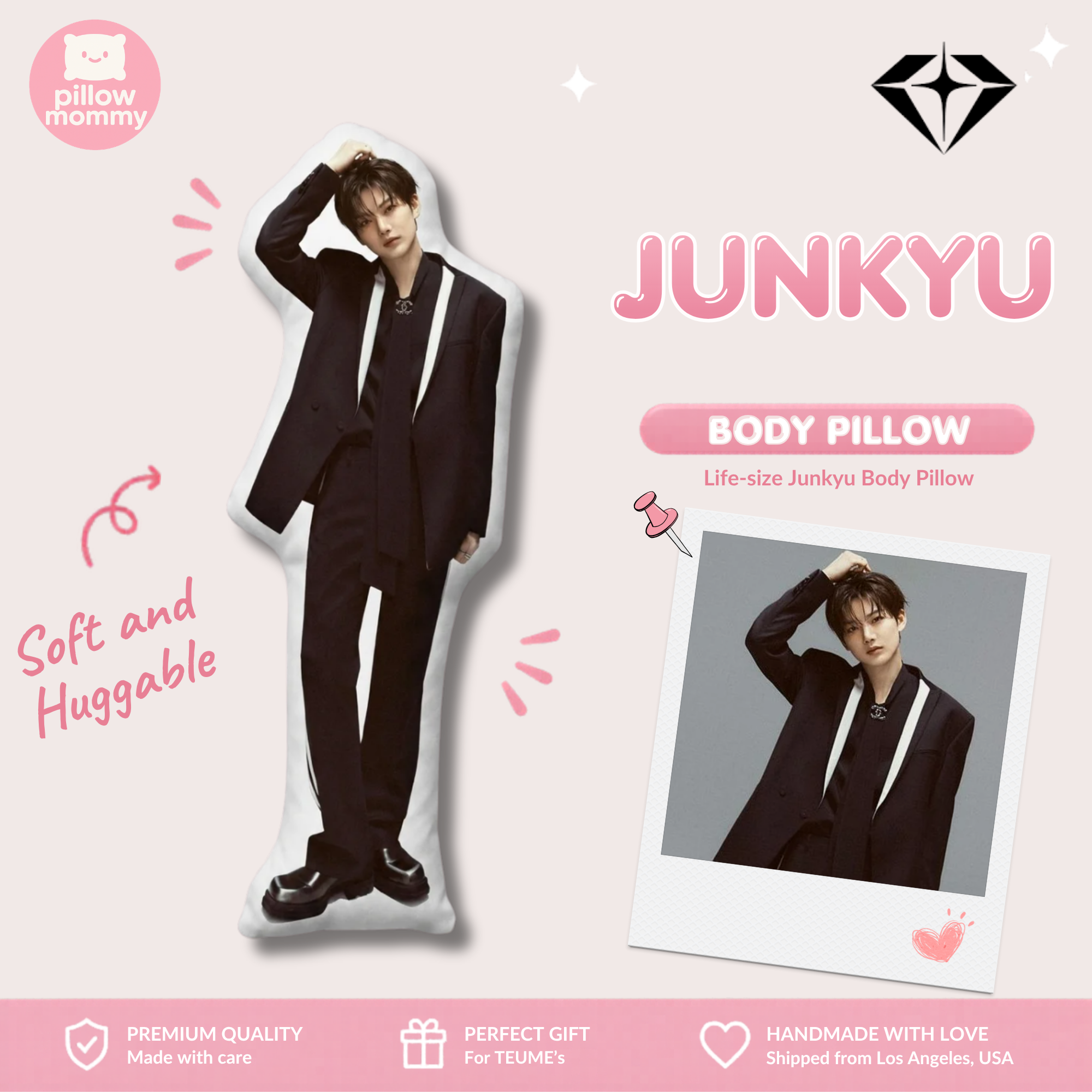 TREASURE Junkyu Life-Size Body Pillow