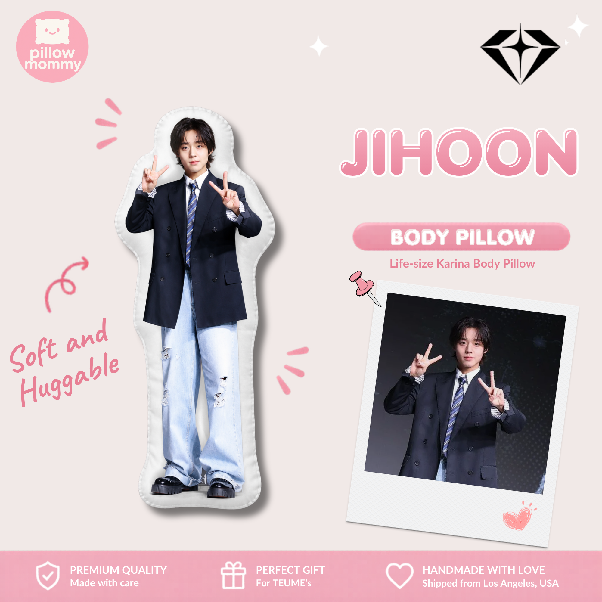 TREASURE Jihoon Life-Size Body Pillow
