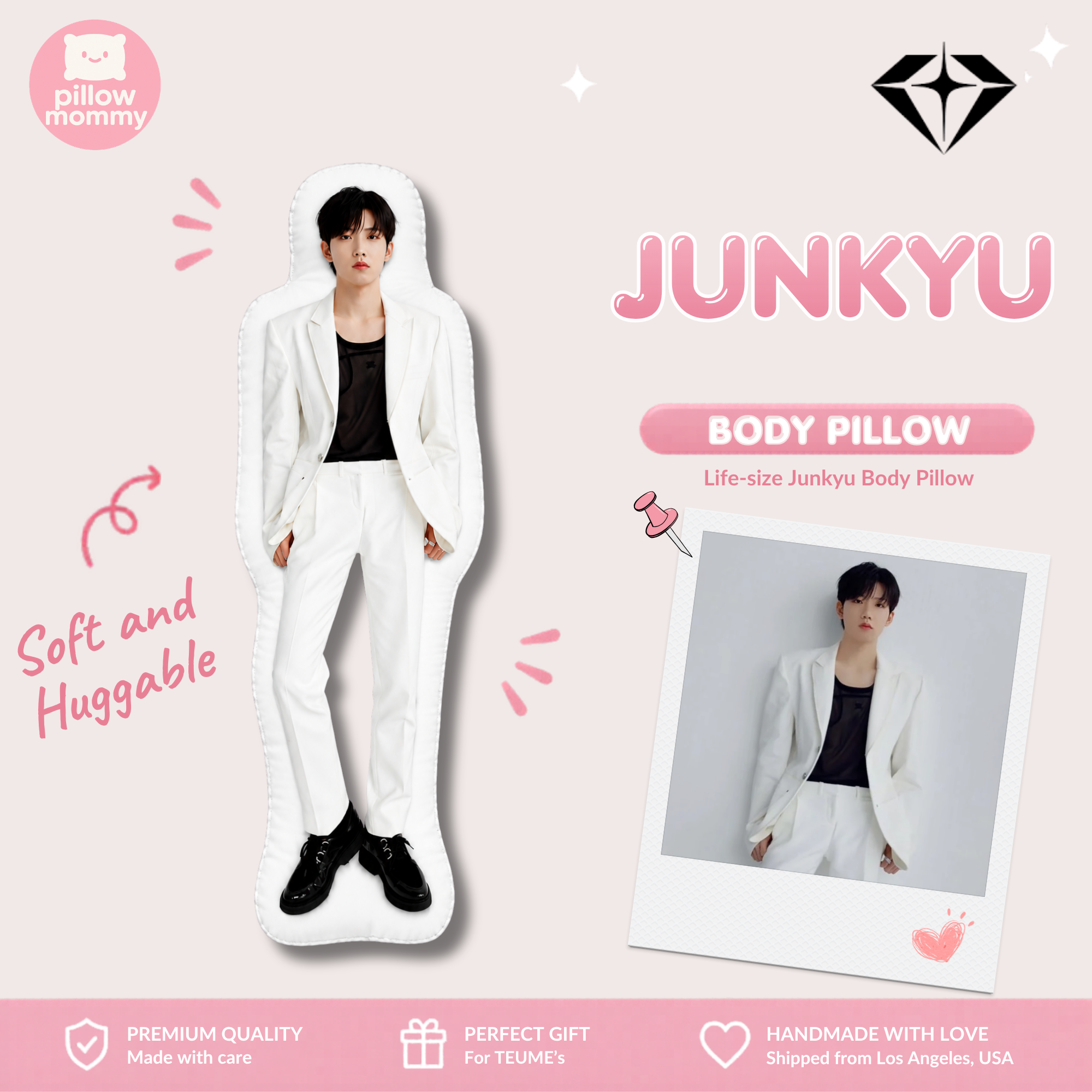 TREASURE Junkyu Life-Size Body Pillow