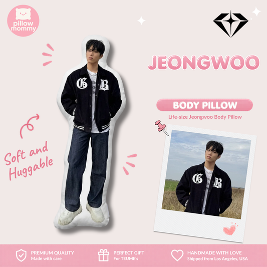 TREASURE Jeongwoo Life-Size Body Pillow
