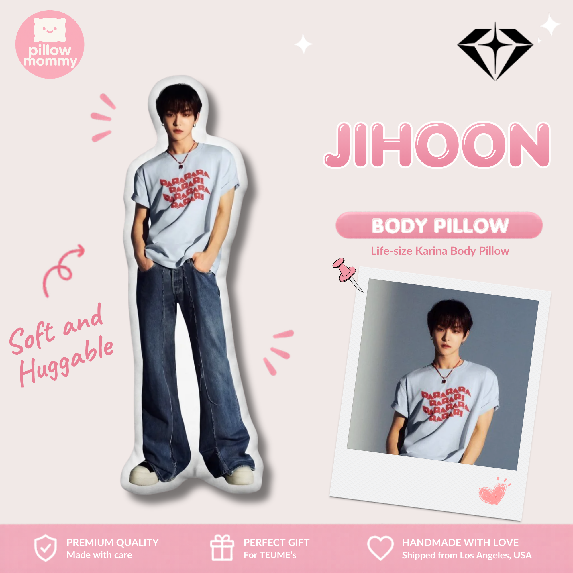 TREASURE Jihoon Life-Size Body Pillow