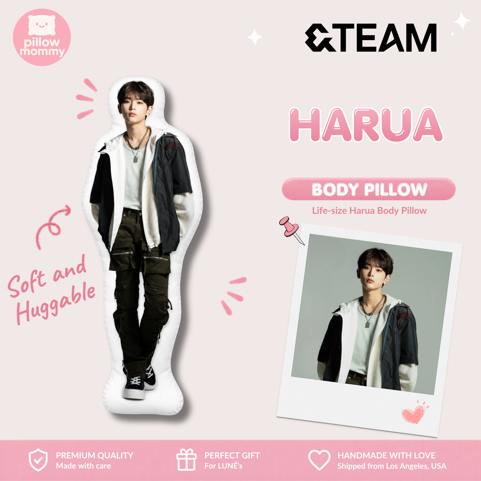 &TEAM Harua Life-Size Body Pillow