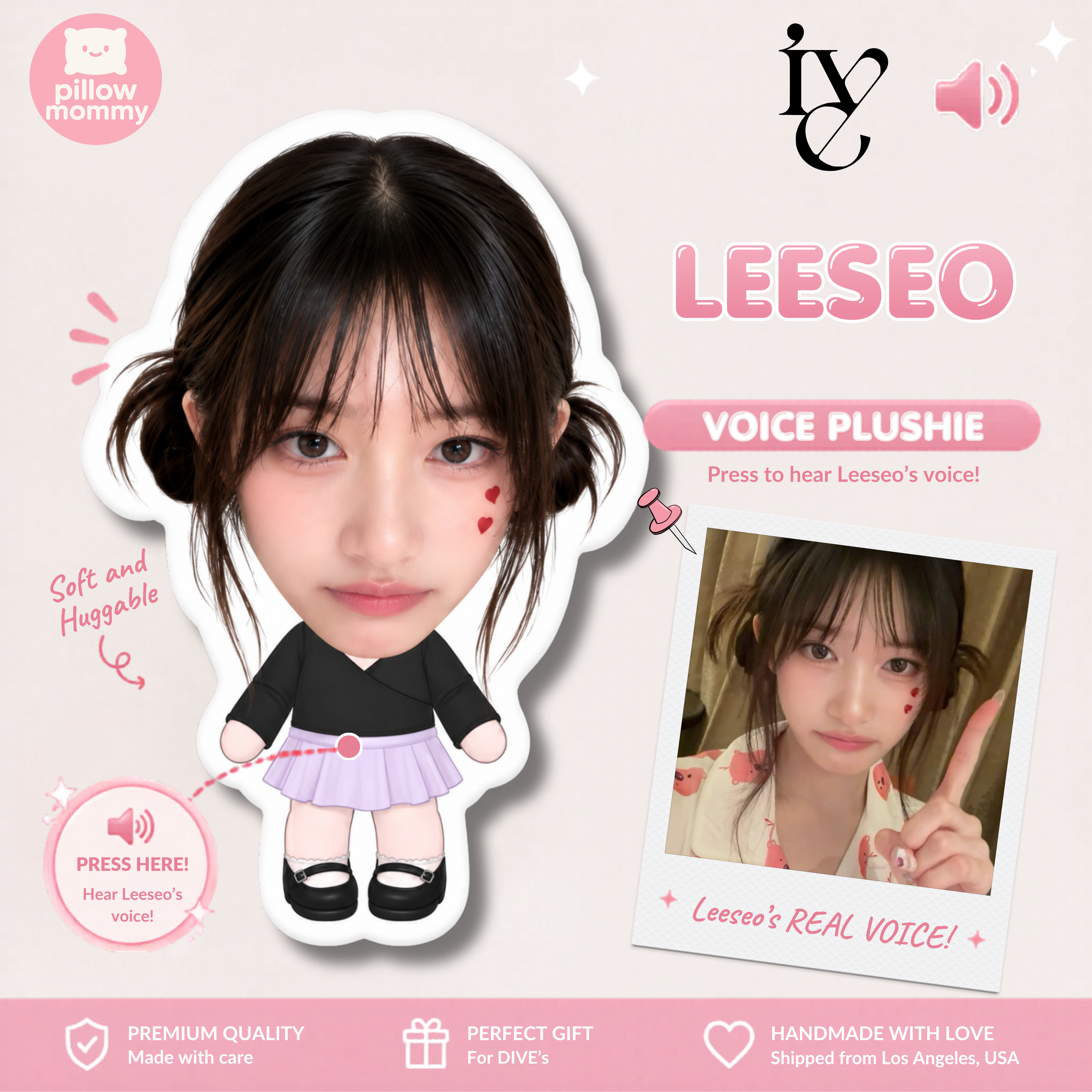 IVE Leeseo Talking Plushie