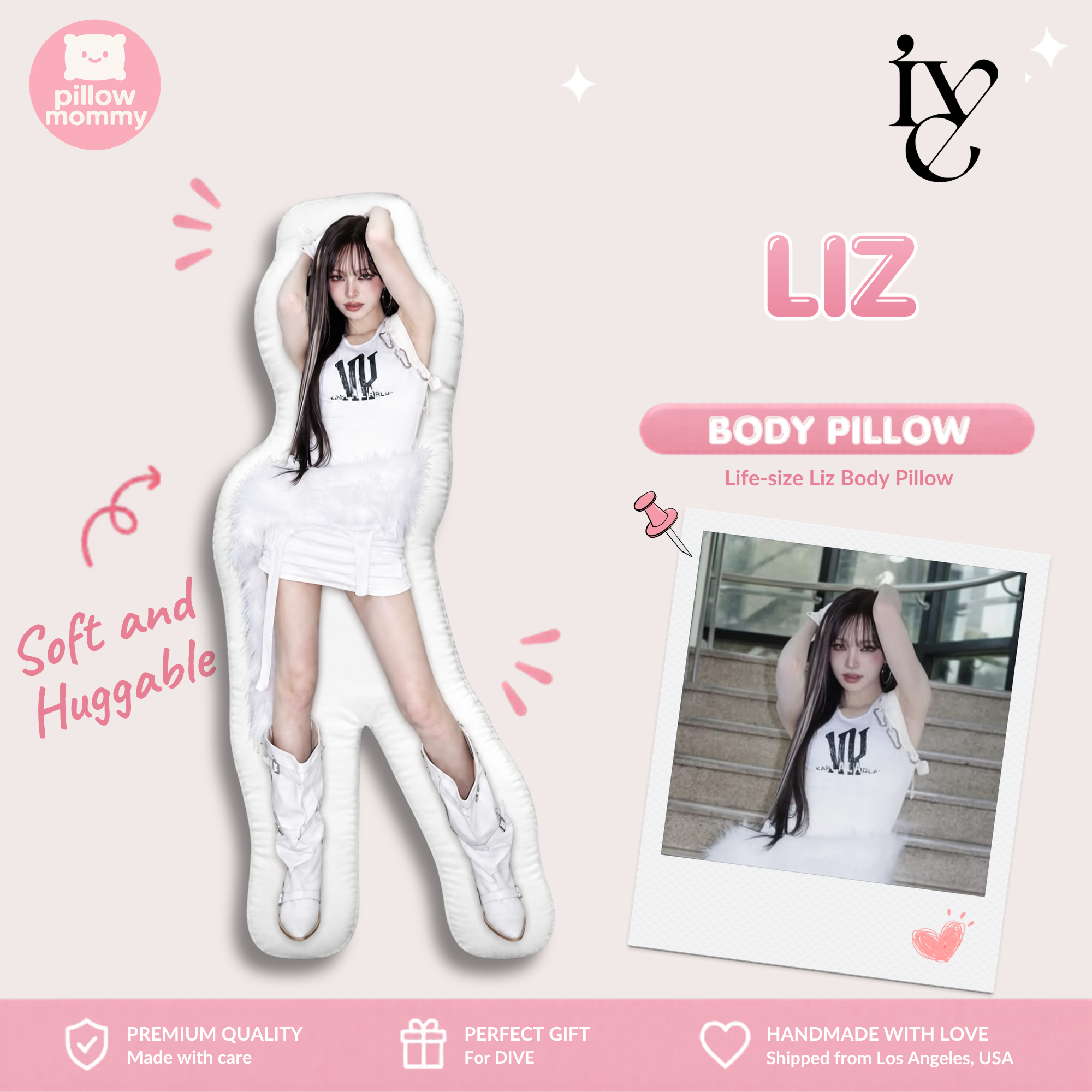 IVE Leeseo Life-Size Body Pillow