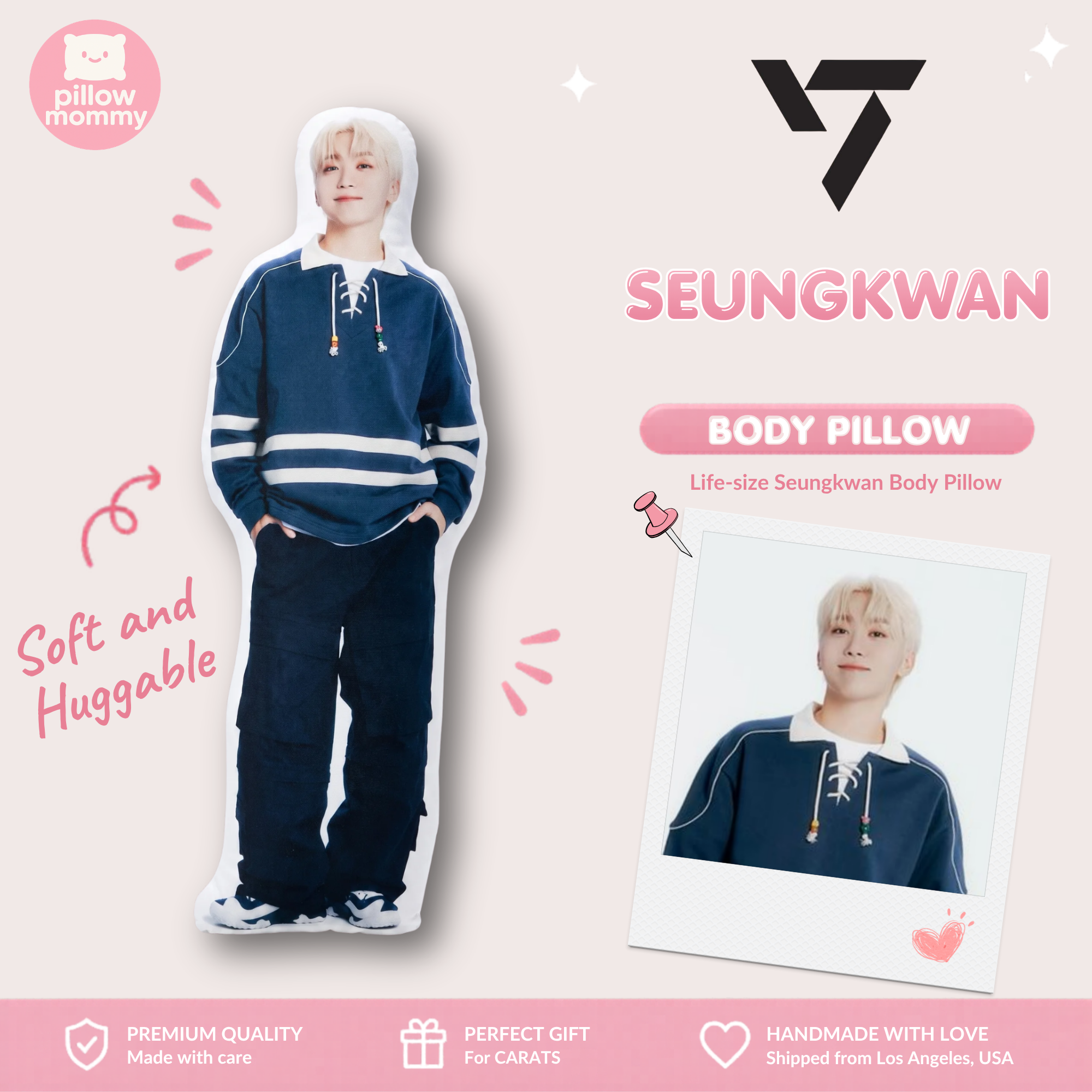 SEVENTEEN Seungkwan Life-Size Body Pillow
