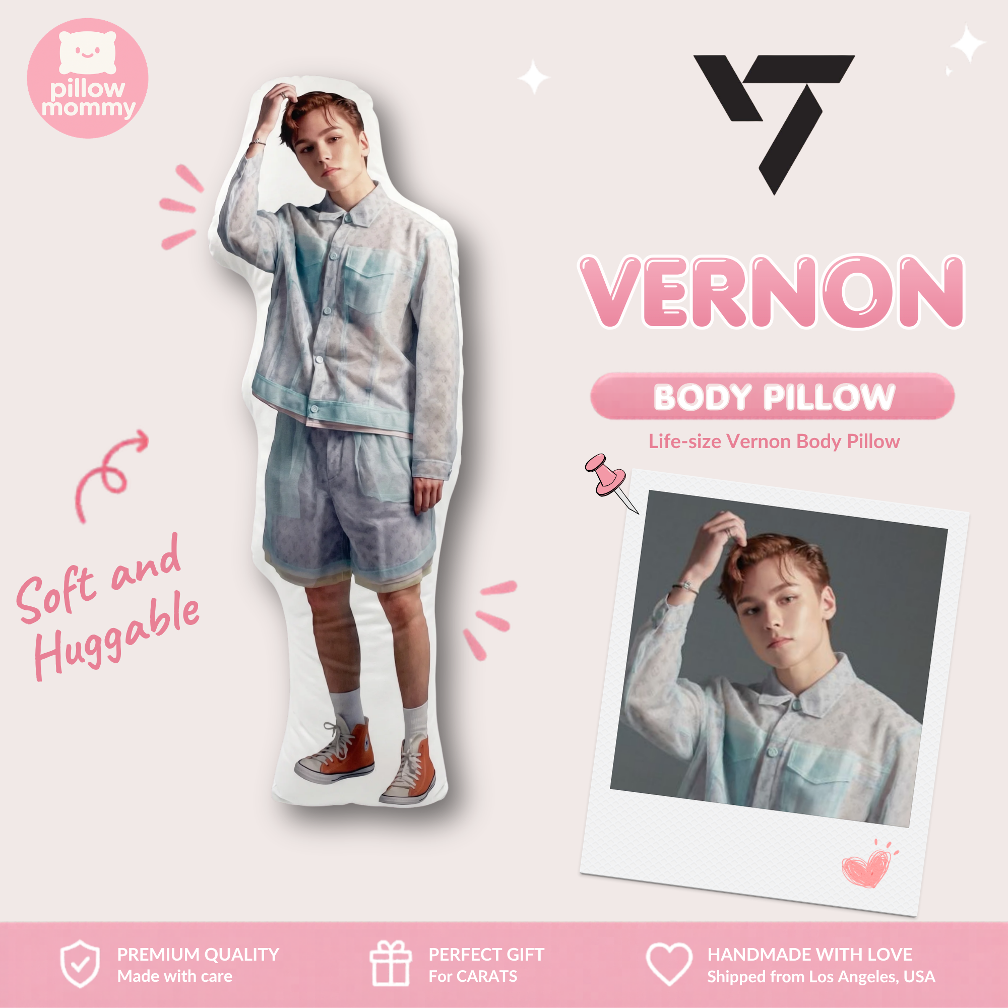 SEVENTEEN Vernon Life-Size Body Pillow