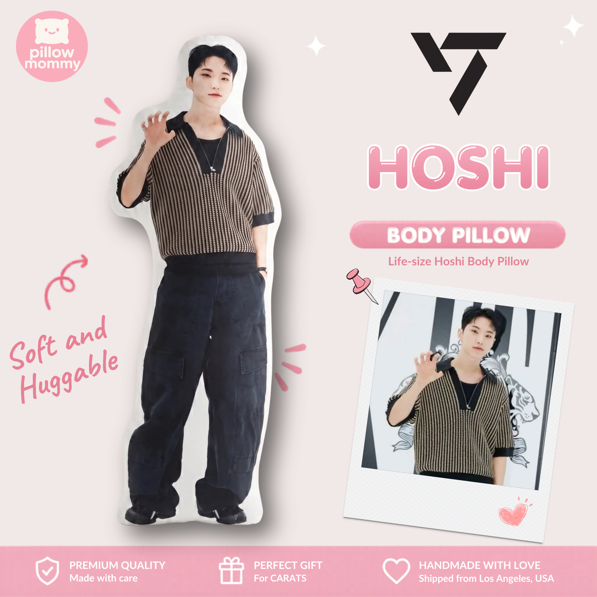 SEVENTEEN Hoshi Life-Size Body Pillow