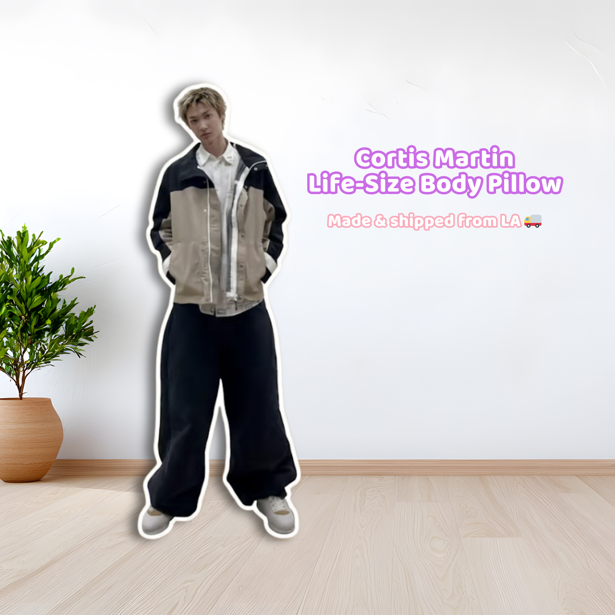 Cortis Martin Jacket Life-Size Body Pillow