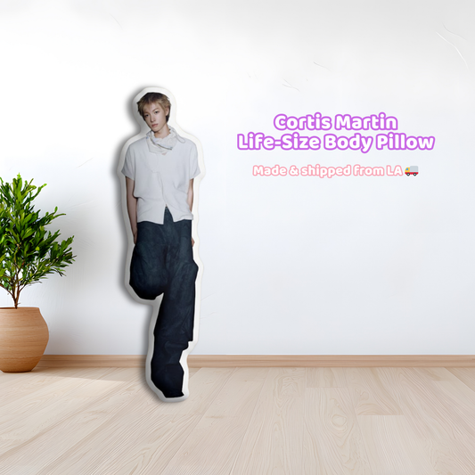 Cortis Martin Life-Size Body Pillow White Tops