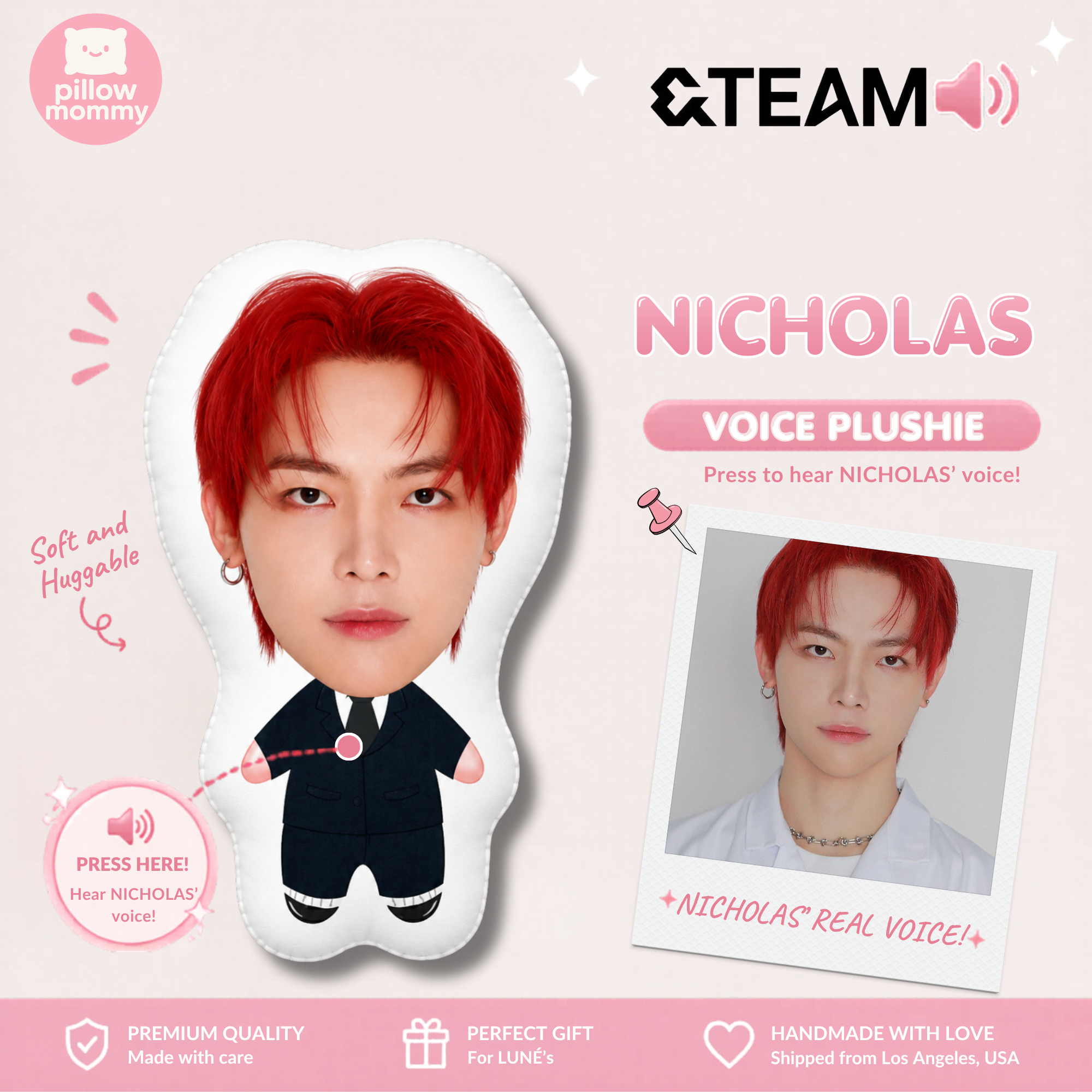 &TEAM Nicholas Talking Plushie