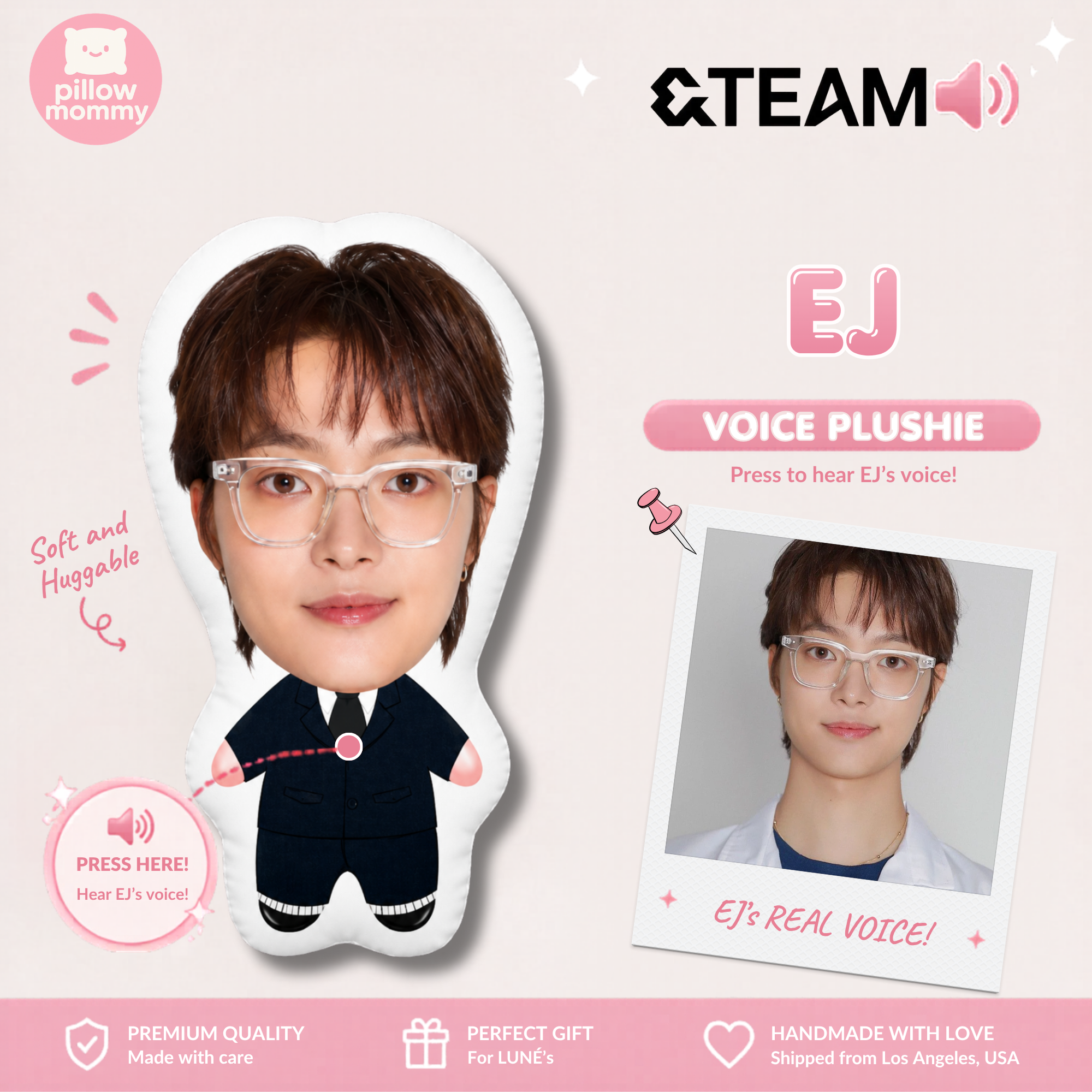 &TEAM EJ Talking Plushie