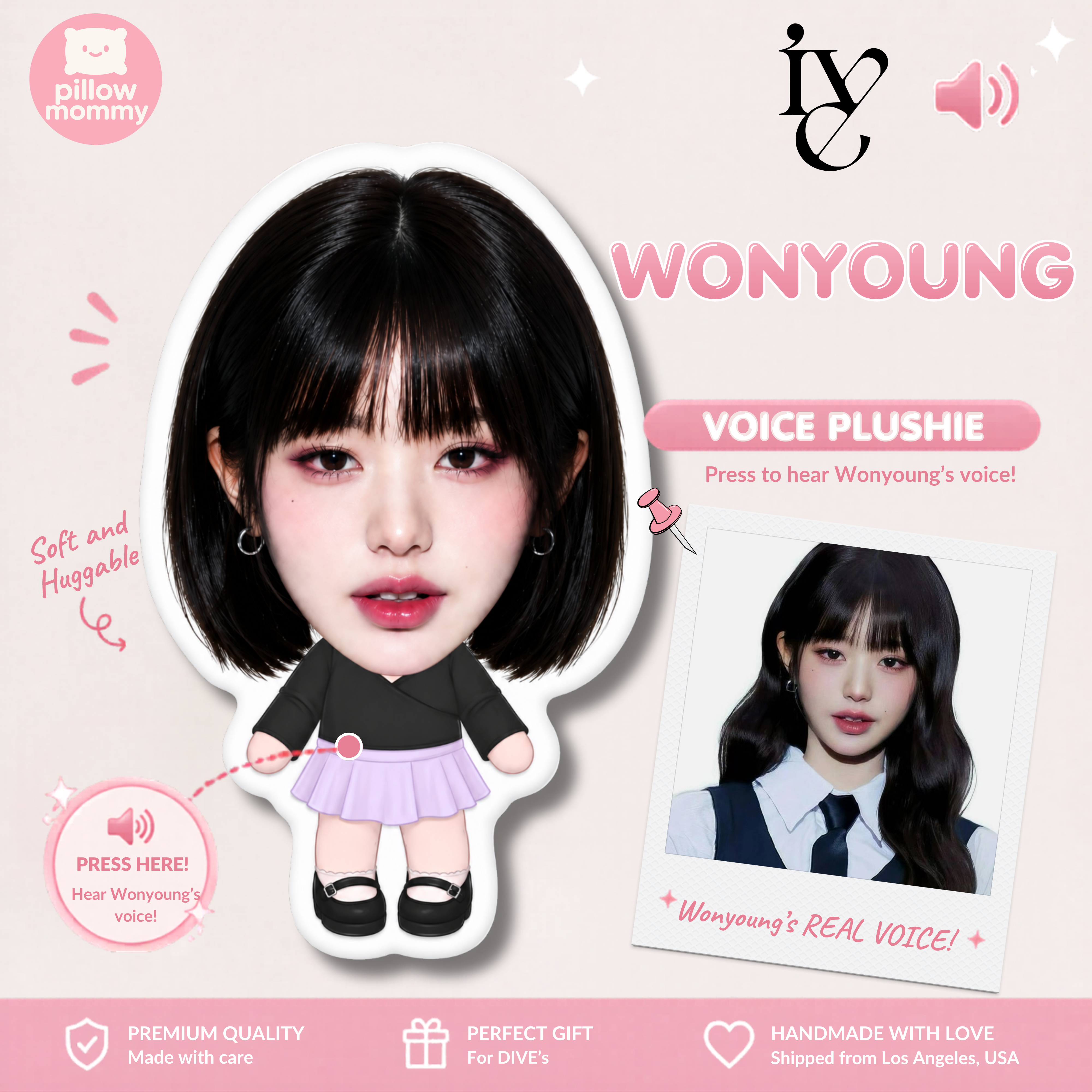 IVE Wonyoung Talking Plushie