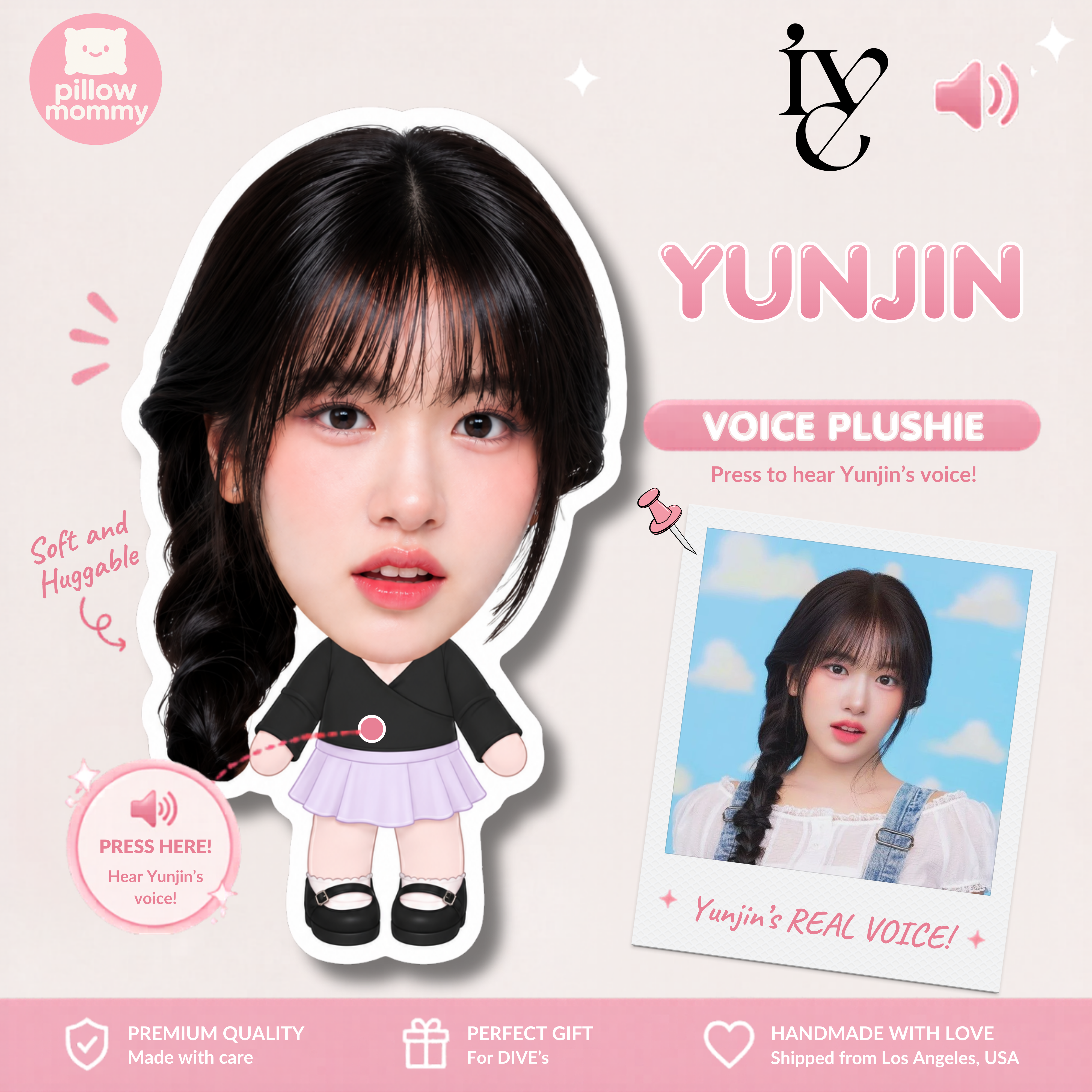 IVE Yujin Talking Plushie