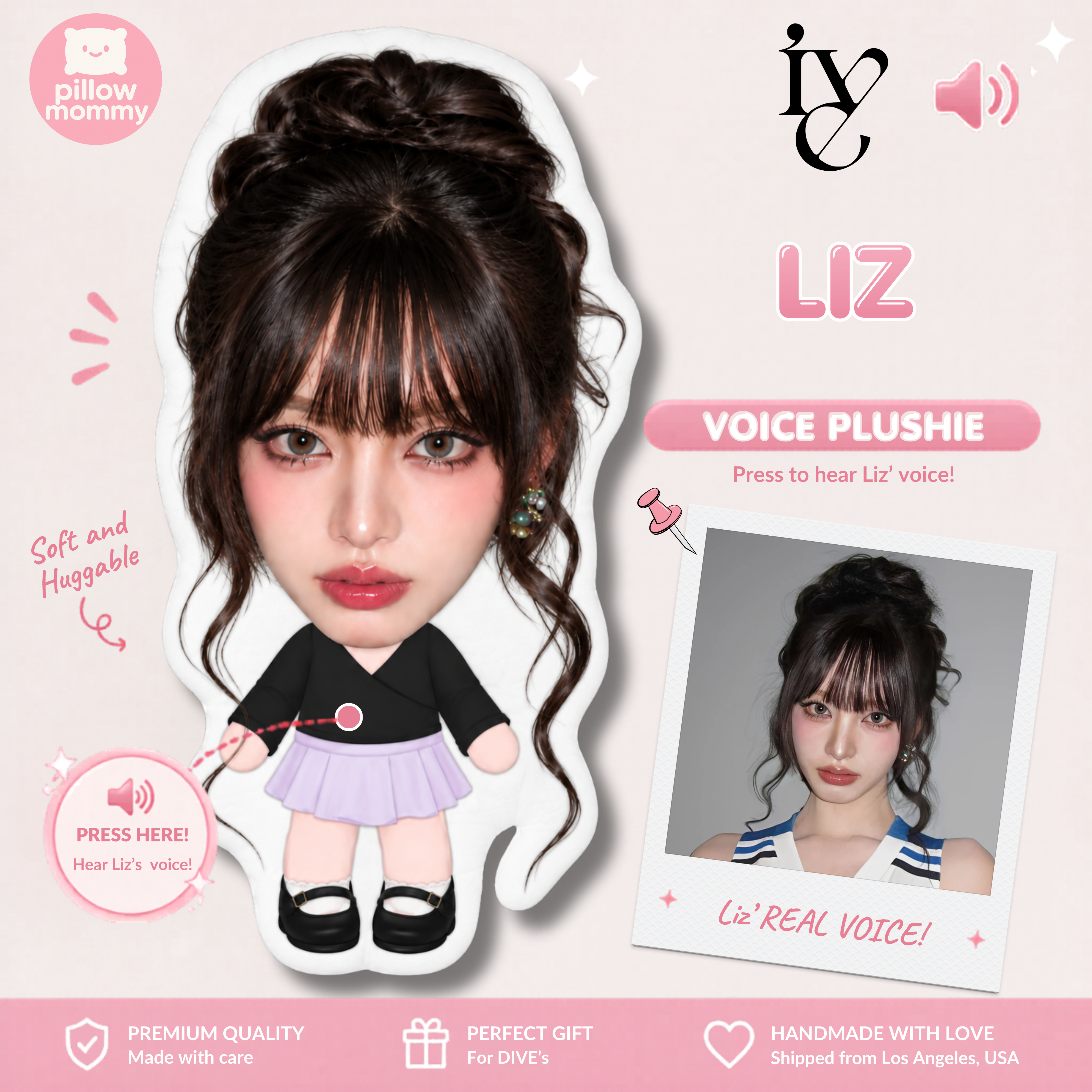 IVE Liz Talking Plushie